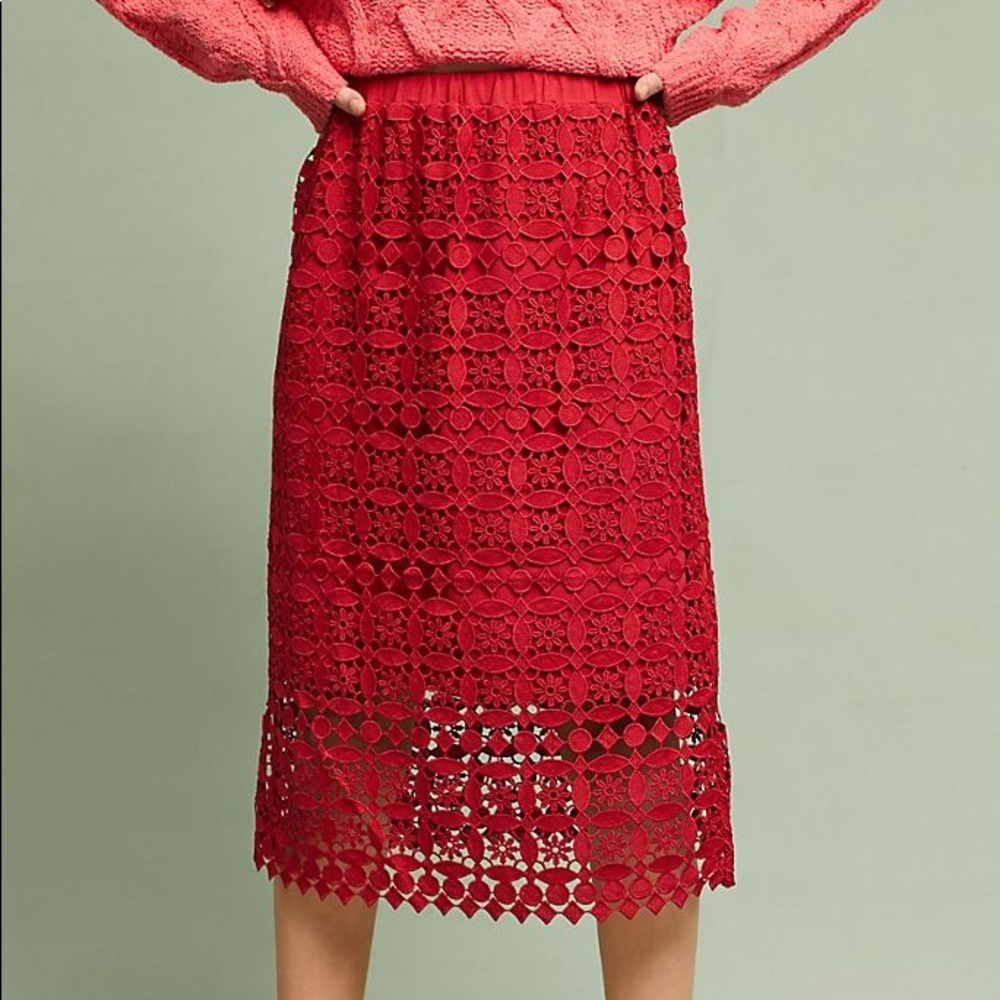 Anthropologie Maya Cutout Skirt by Lili’s Closet